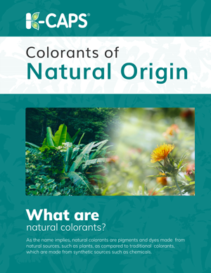 Brochure K-CAPS Natural Colorants
