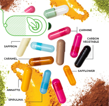 Natural colorants: the next evolution of the HPMC capsules